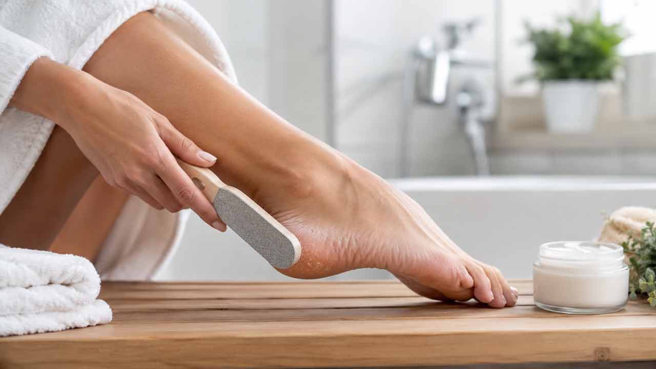 É verdade que você nunca deve lixar os pés para a pele não engrossar? Ilustração: Condutta.com