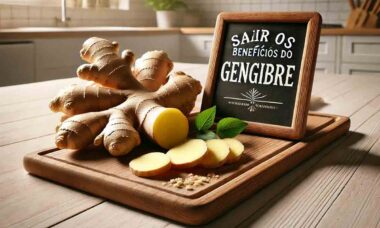 Saiba os benefícios do gengibre e confira receitas. Ilustração: IA / Condutta