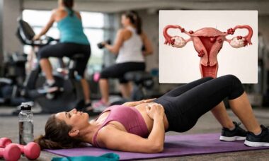 Endometriose: prática regular de exercícios pode ajudar no controle da doença. Ilustração gerada por IA / Condutta