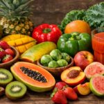12 alimentos que têm mais vitamina C do que a laranja — e quase ninguém sabe. Ilustração: Condutta