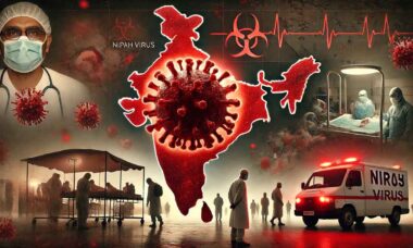 Entenda o vírus Nipah, infecção sem vacina que preocupa autoridades de saúde. Ilustração gerada por ia