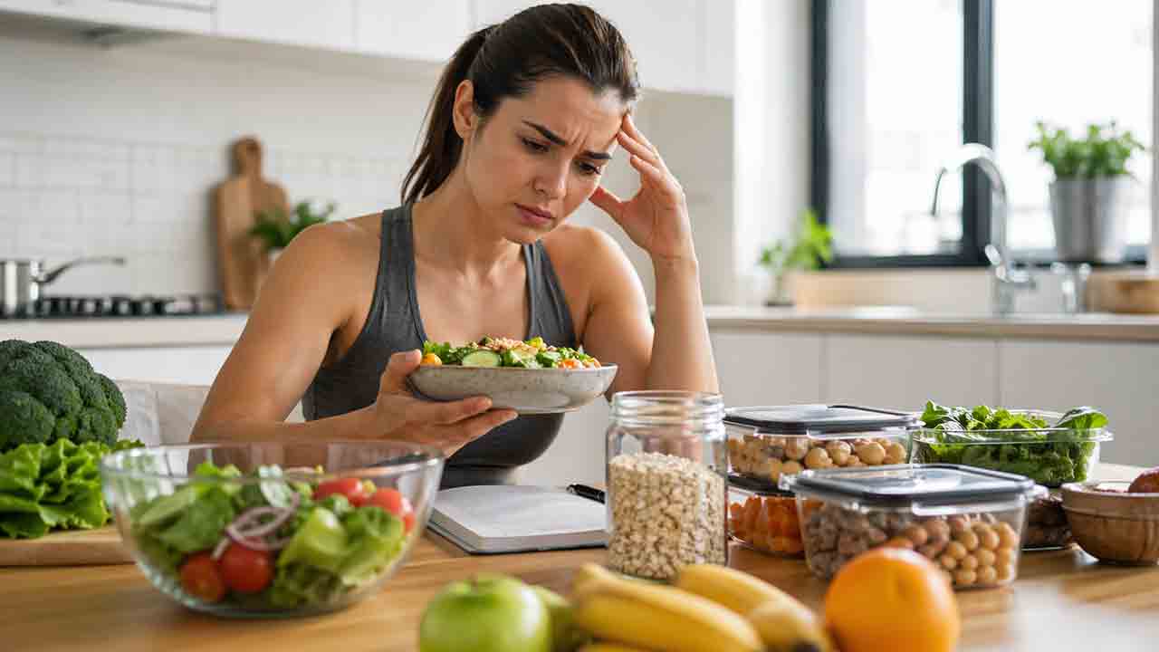 Ortorexia: quando a busca por alimentação saudável vira sinal de alerta. Ilustração: Condutta