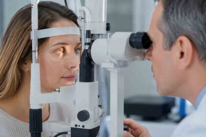O que os olhos podem revelar sobre sua saúde. Ilustração: IA/Condutta.com