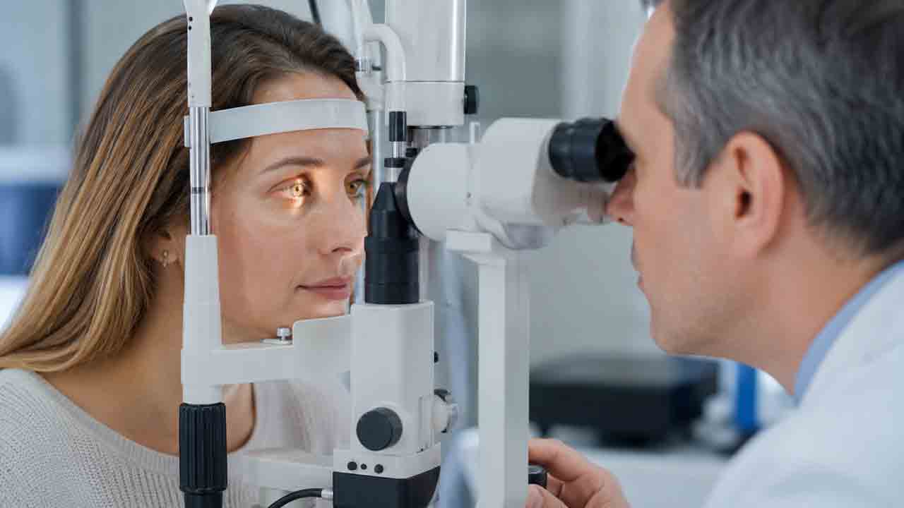 O que os olhos podem revelar sobre sua saúde. Ilustração: IA/Condutta.com