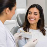 Clareamento dental: entenda como ter um resultado mais efetivo e duradouro. Ilustração: IA/Condutta.com